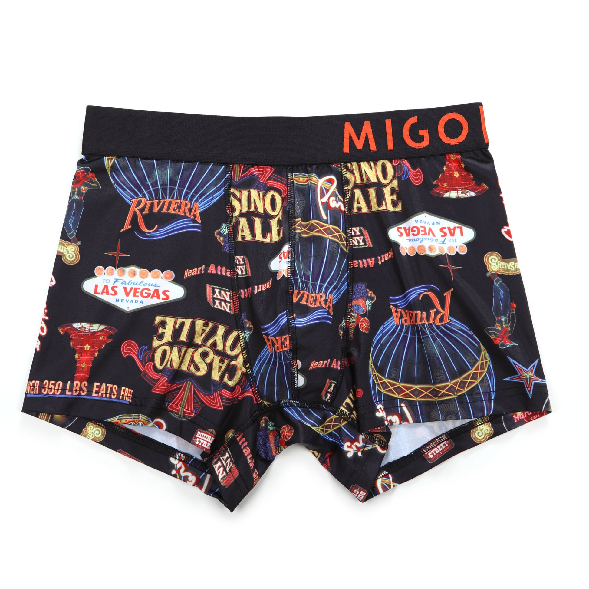 Micro Fibre Pattern Trunk (Lightbox Black) - [MIGO Menswear]