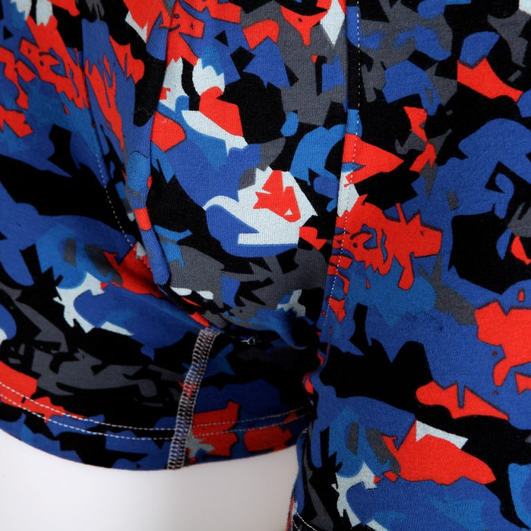 Cotton Pattern Trunk (Vangogh Blue) - [MIGO Menswear]