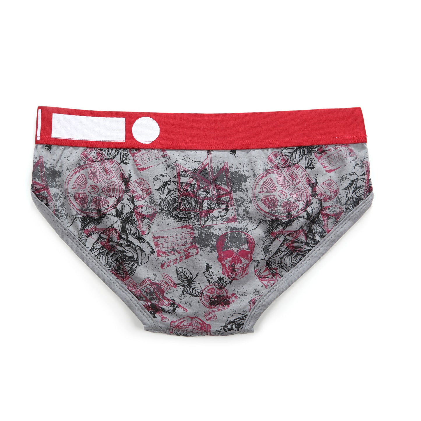 Cotton Pattern Brief (Horror Grey) - [MIGO Menswear]