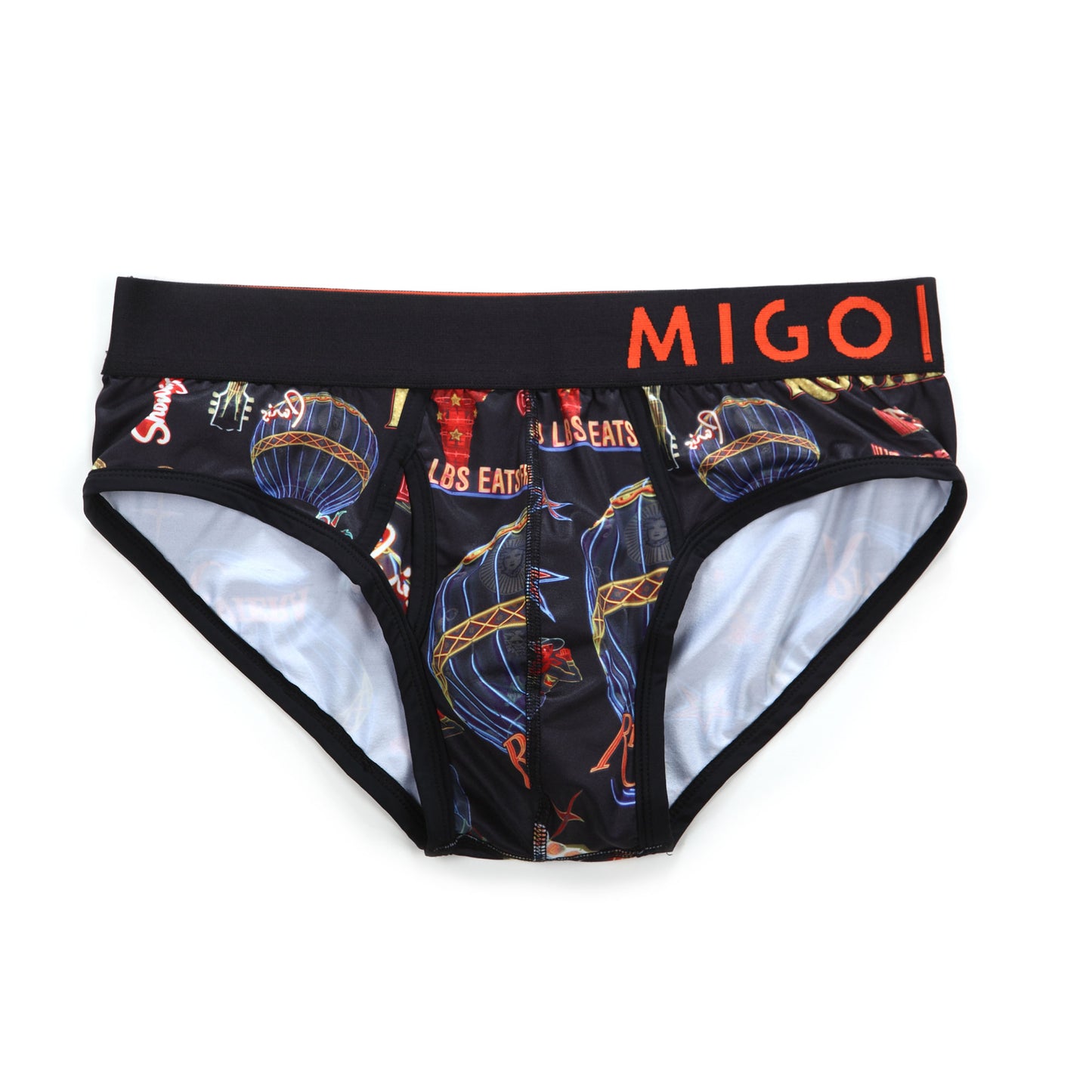 Micro Fibre Pattern Brief (Lightbox Black) - [MIGO Menswear]