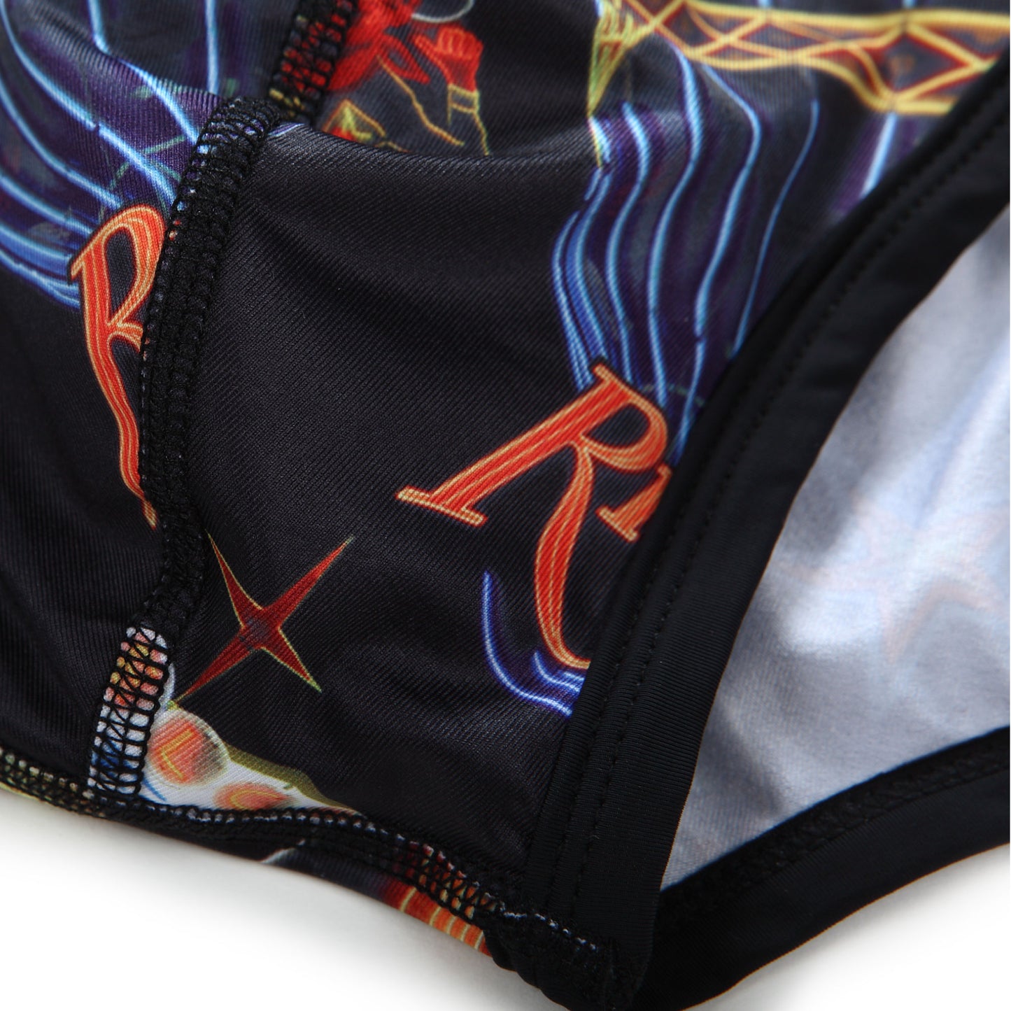 Micro Fibre Pattern Brief (Lightbox Black) - [MIGO Menswear]