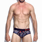 Micro Fibre Pattern Brief (Lightbox Black) - [MIGO Menswear]