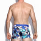 Micro Fibre Pattern Trunk (Scene Blue) - [MIGO Menswear]