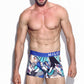 Micro Fibre Pattern Trunk (Scene Blue) - [MIGO Menswear]