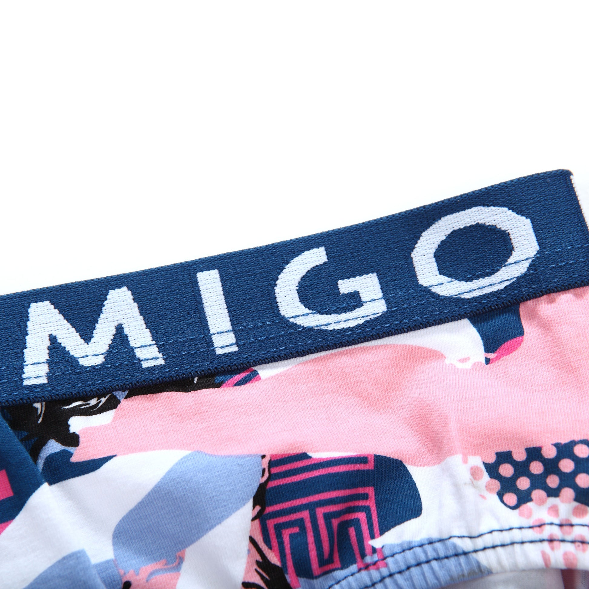 Cotton Pattern Ladies Brief (Stars Blue) - [MIGO Menswear]