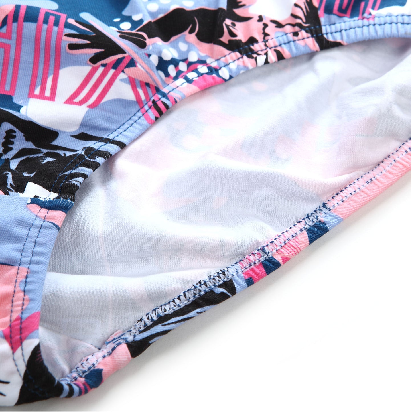 Cotton Pattern Ladies Brief (Stars Blue) - [MIGO Menswear]