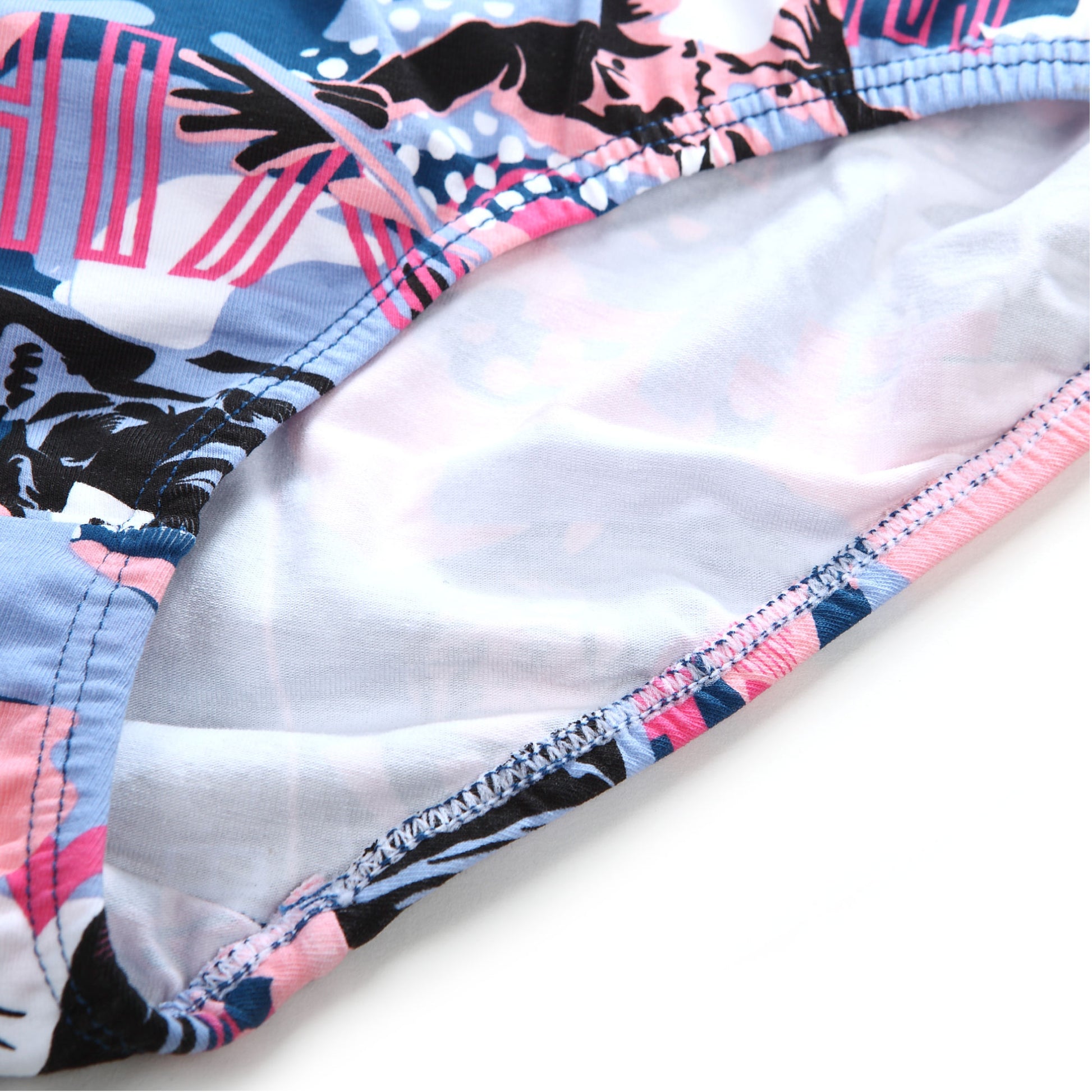 Cotton Pattern Ladies Brief (Stars Blue) - [MIGO Menswear]