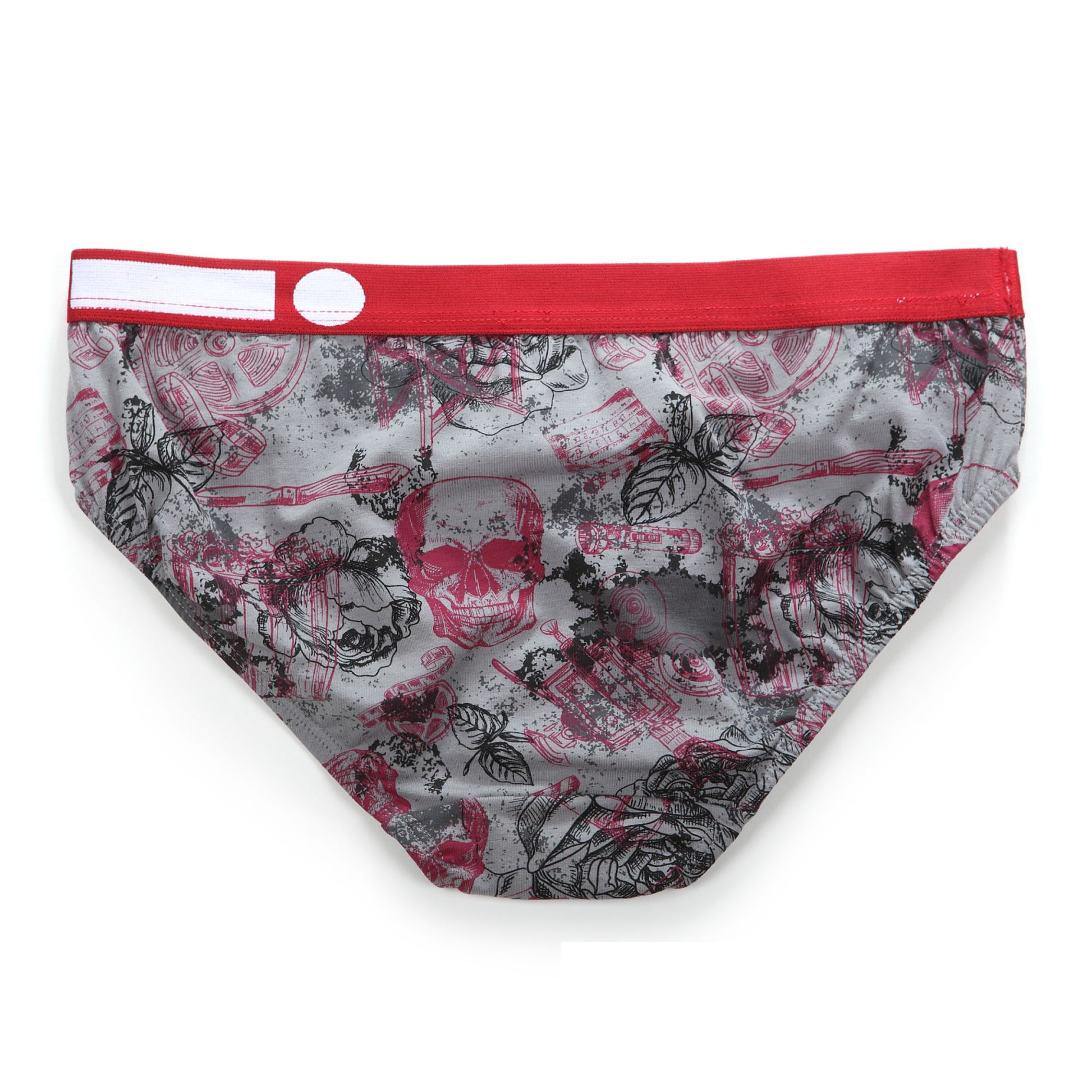 Cotton Pattern Ladies Brief (Horror Grey) - [MIGO Menswear]