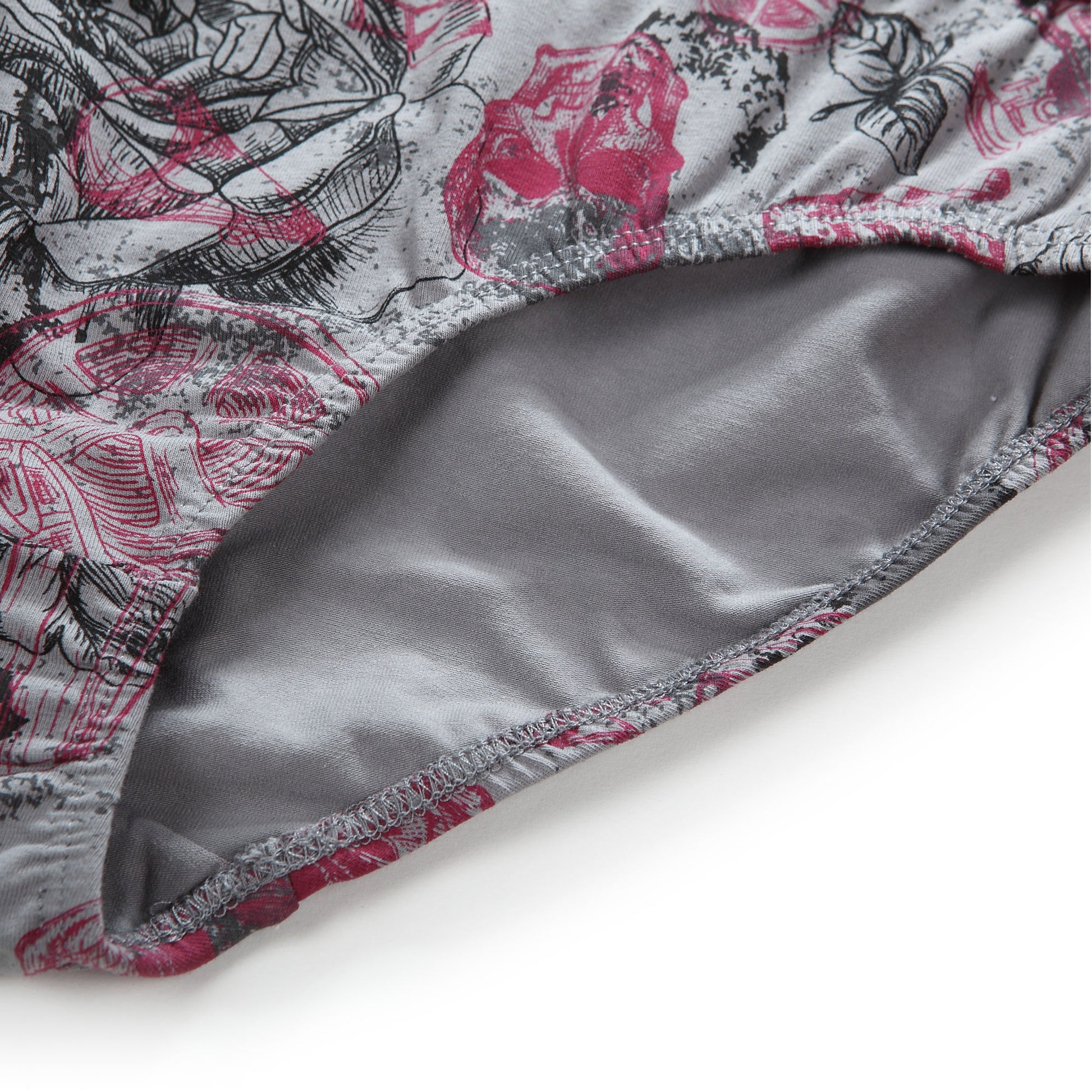 Women's Horror Cotton Briefs 3 in 1 Multipacks - Grey - [MIGO] - [Hong Kong Brand] - [Menswear] - [本地品牌] - [男裝] - [運動服] - [casual wear] 
