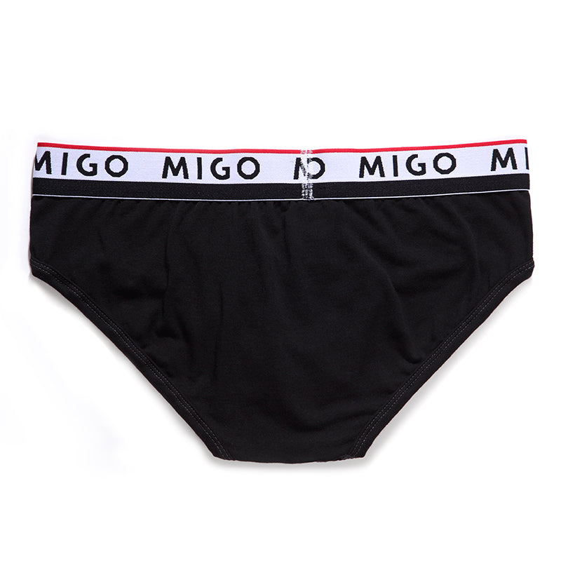 Cotton Two-tone Brief (3 In 1 Pack) - Pk.3 - [MIGO Menswear]