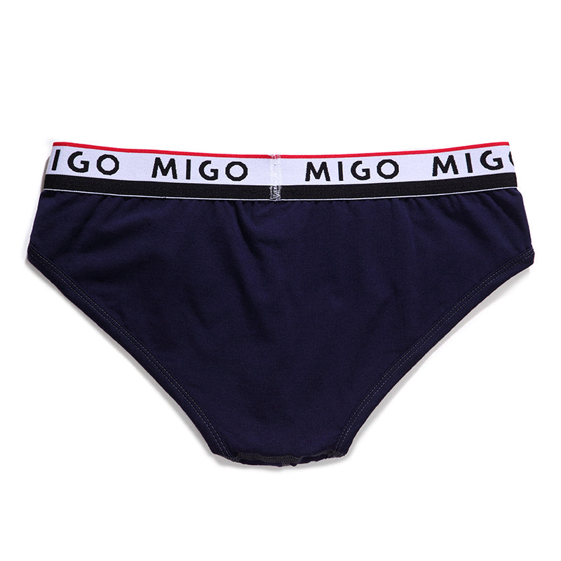Cotton Two-tone Brief (3 In 1 Pack) - Pk.6 - [MIGO Menswear]