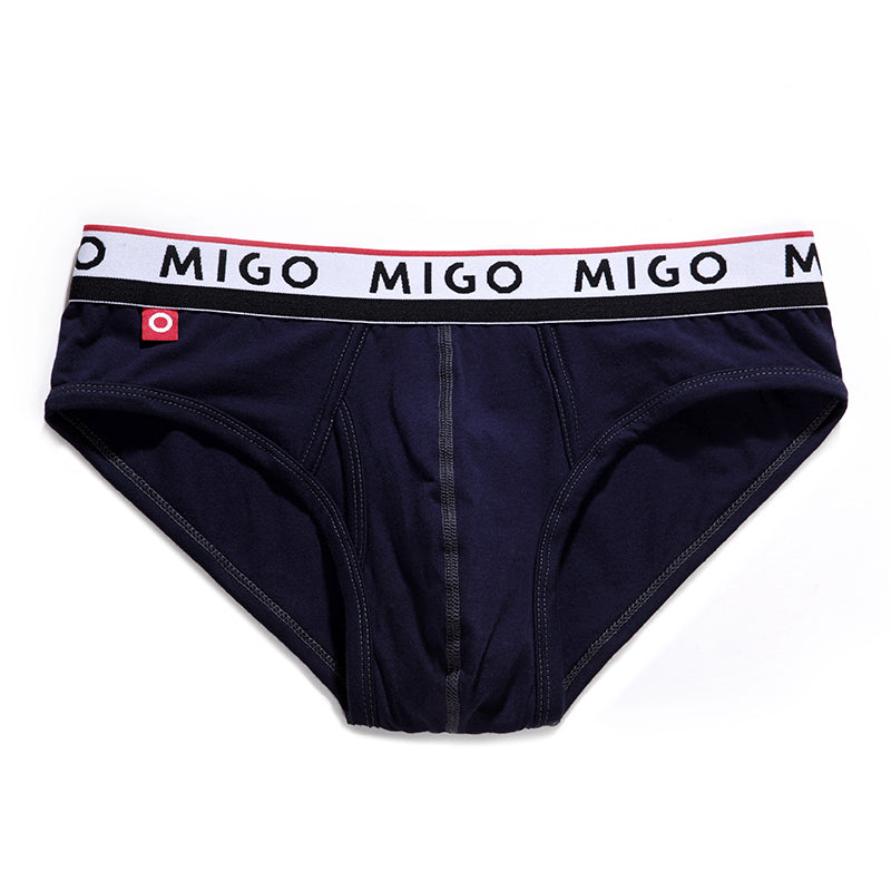 Cotton Two-tone Brief (3 In 1 Pack) - Pk.6 - [MIGO Menswear]