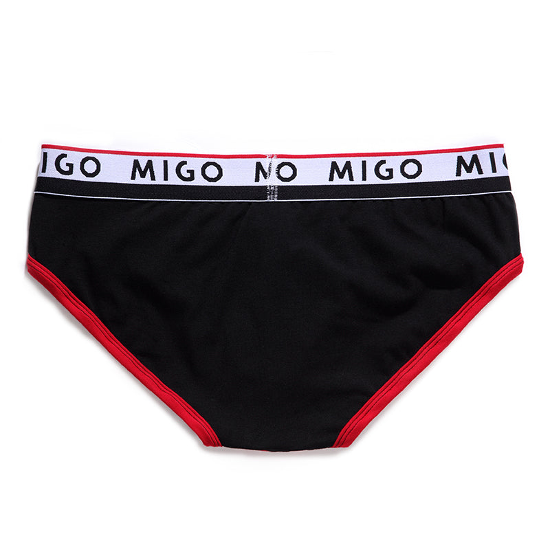 Cotton Two-tone Brief (3 In 1 Pack) - Pk.3 - [MIGO Menswear]
