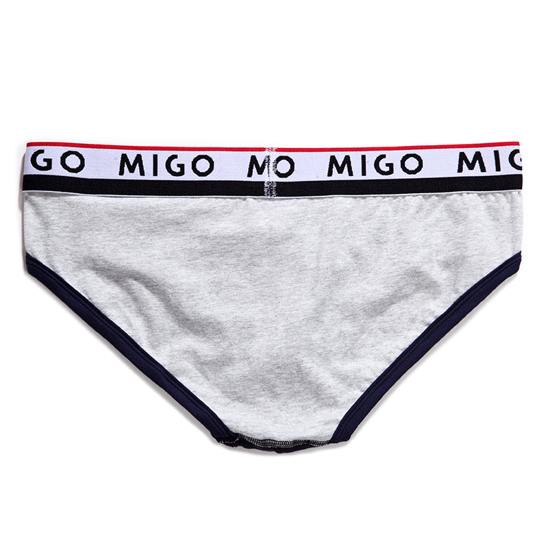 Cotton Two-tone Brief (3 In 1 Pack) - Pk.6 - [MIGO Menswear]