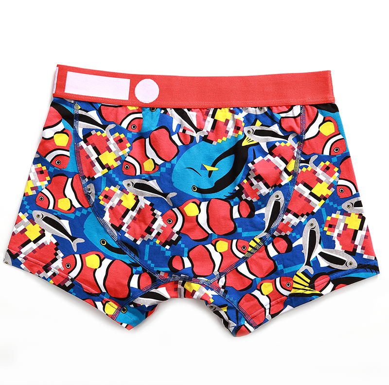 Findingmigo Cotton Pattern Trunk - Red - [MIGO] - [Hong Kong Brand] - [Menswear] - [本地品牌] - [男裝] - [運動服] - [casual wear] 