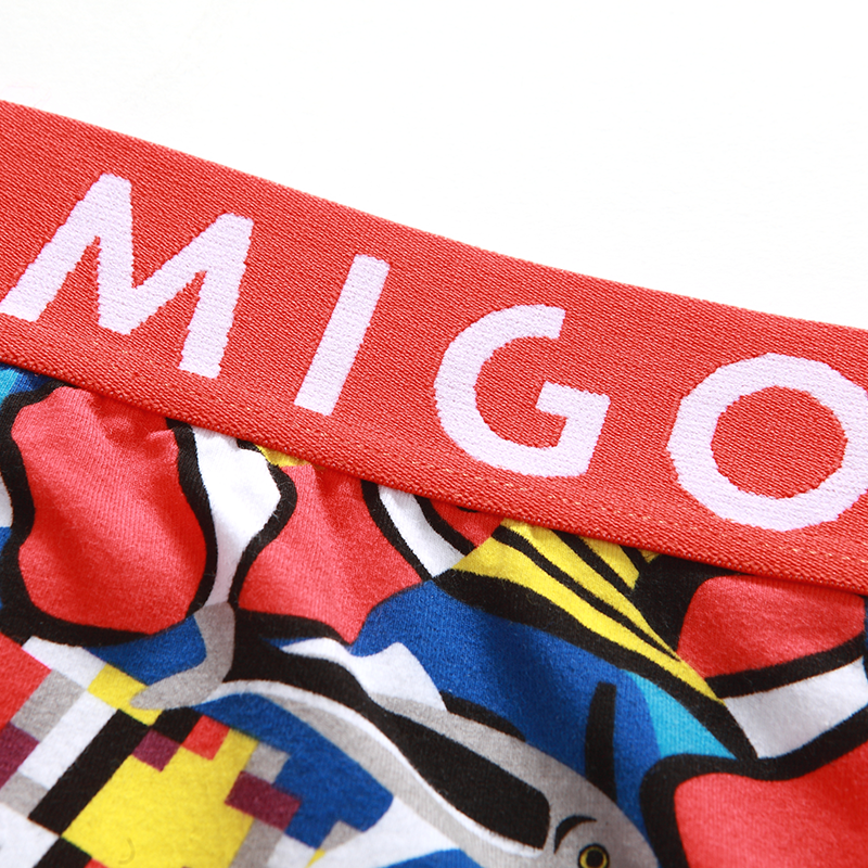 Findingmigo Cotton Pattern Trunk - Red - [MIGO] - [Hong Kong Brand] - [Menswear] - [本地品牌] - [男裝] - [運動服] - [casual wear] 
