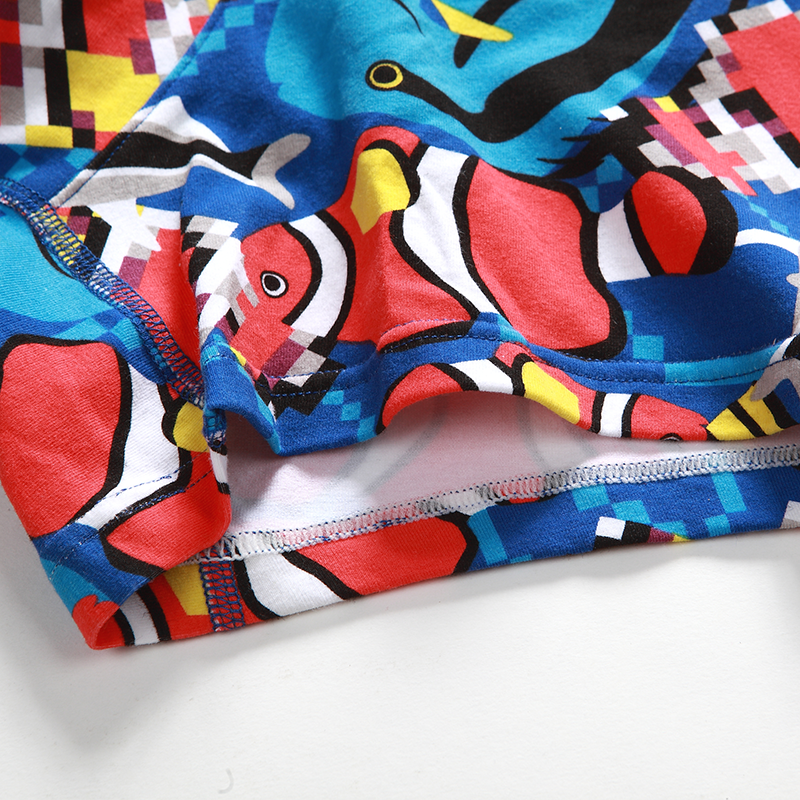 Findingmigo Cotton Pattern Trunk - Red - [MIGO] - [Hong Kong Brand] - [Menswear] - [本地品牌] - [男裝] - [運動服] - [casual wear] 