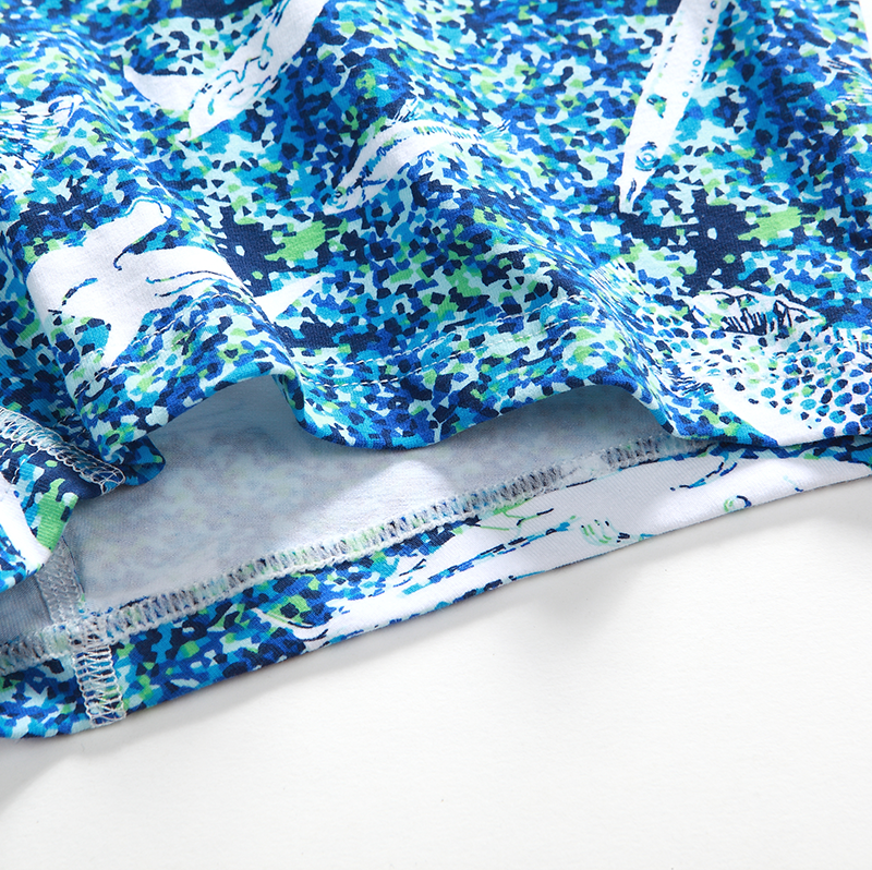 Deepsea Cotton Pattern Trunk - Blue - [MIGO] - [Hong Kong Brand] - [Menswear] - [本地品牌] - [男裝] - [運動服] - [casual wear] 