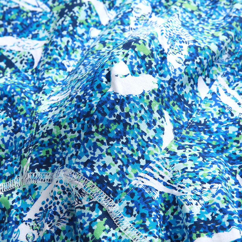 Deepsea Cotton Pattern Trunk - Blue - [MIGO] - [Hong Kong Brand] - [Menswear] - [本地品牌] - [男裝] - [運動服] - [casual wear] 