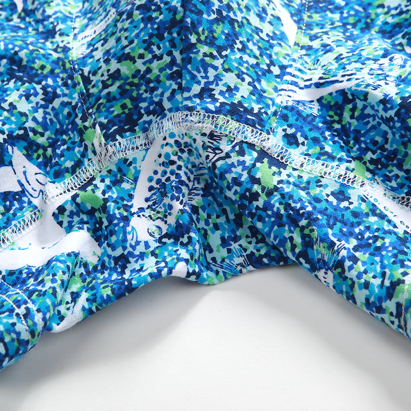 Deepsea Cotton Pattern Trunk - Blue - [MIGO] - [Hong Kong Brand] - [Menswear] - [本地品牌] - [男裝] - [運動服] - [casual wear] 