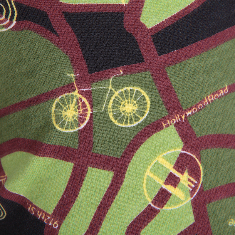 Map Cotton Pattern Trunk - Army Green - [MIGO] - [Hong Kong Brand] - [Menswear] - [本地品牌] - [男裝] - [運動服] - [casual wear] 