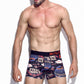 Micro Fibre Pattern Trunk (Lightbox Black) - [MIGO Menswear]