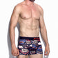 Micro Fibre Pattern Trunk (Lightbox Black) - [MIGO Menswear]