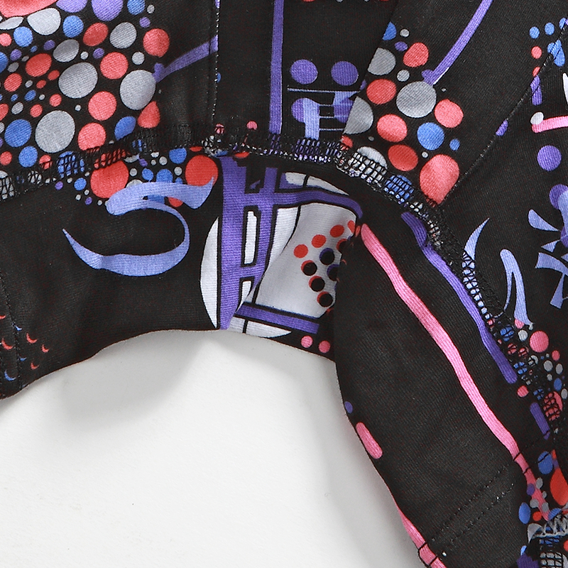 Fireworks Cotton Pattern Trunk - Black - [MIGO] - [Hong Kong Brand] - [Menswear] - [本地品牌] - [男裝] - [運動服] - [casual wear] 