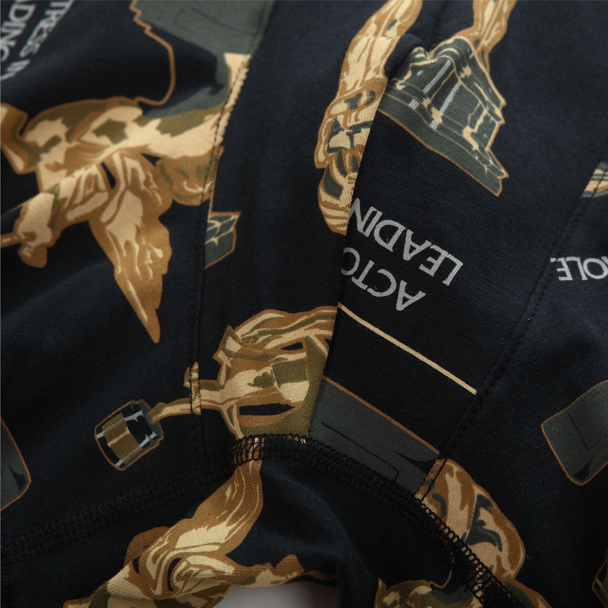 Cotton Pattern Trunk (Award Black) - [MIGO] - [Hong Kong Brand] - [Menswear] - [本地品牌] - [男裝] - [運動服] - [casual wear] 