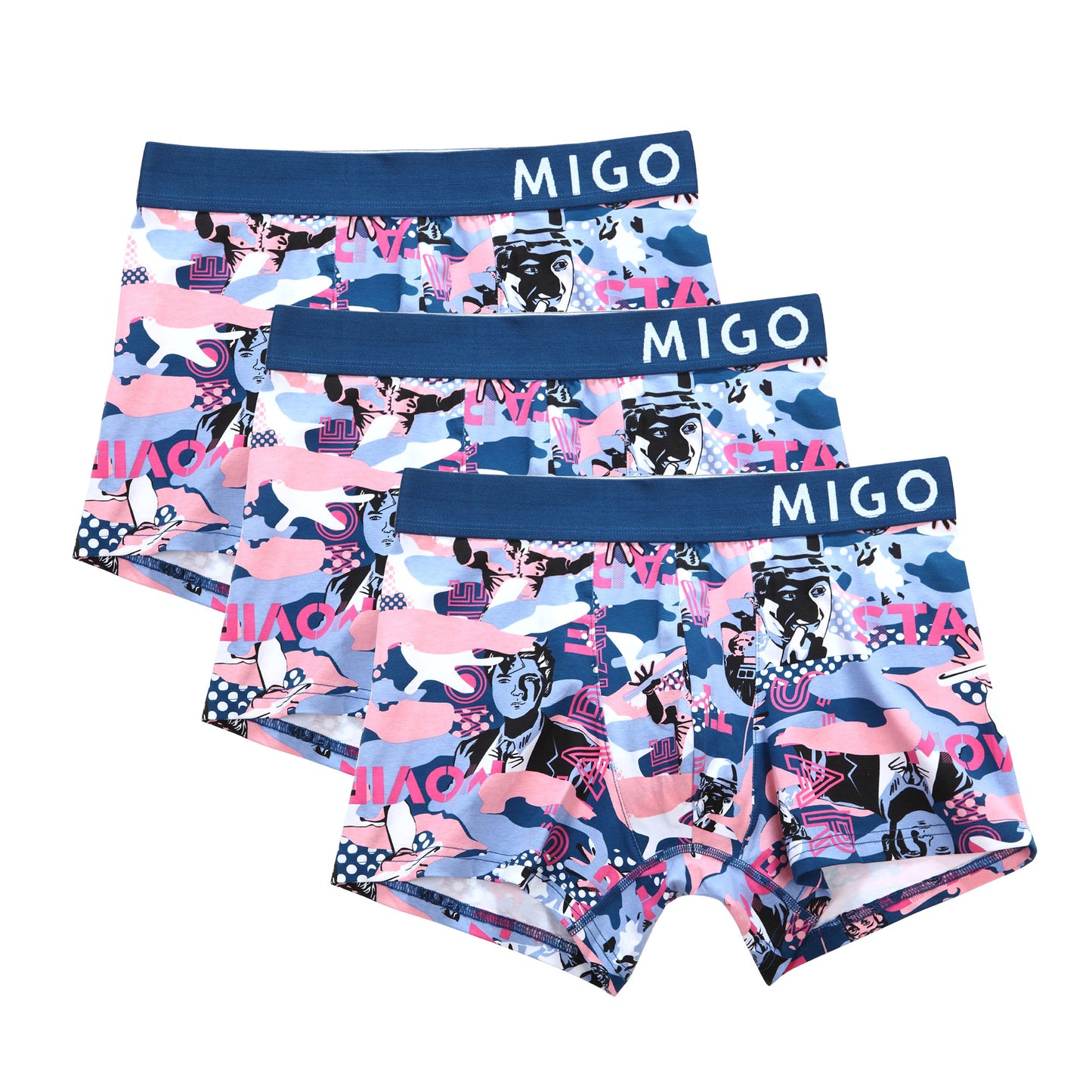 Stars Boxer 3 in 1 - [MIGO Menswear]