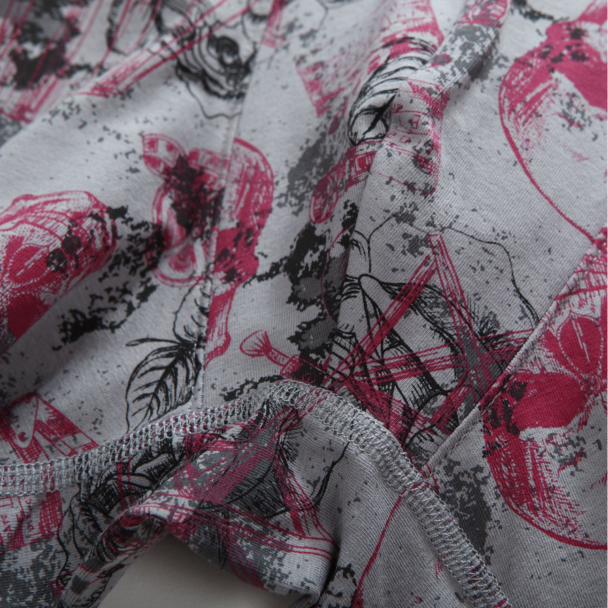 Cotton Pattern Trunk (Horror Grey) - [MIGO Menswear]