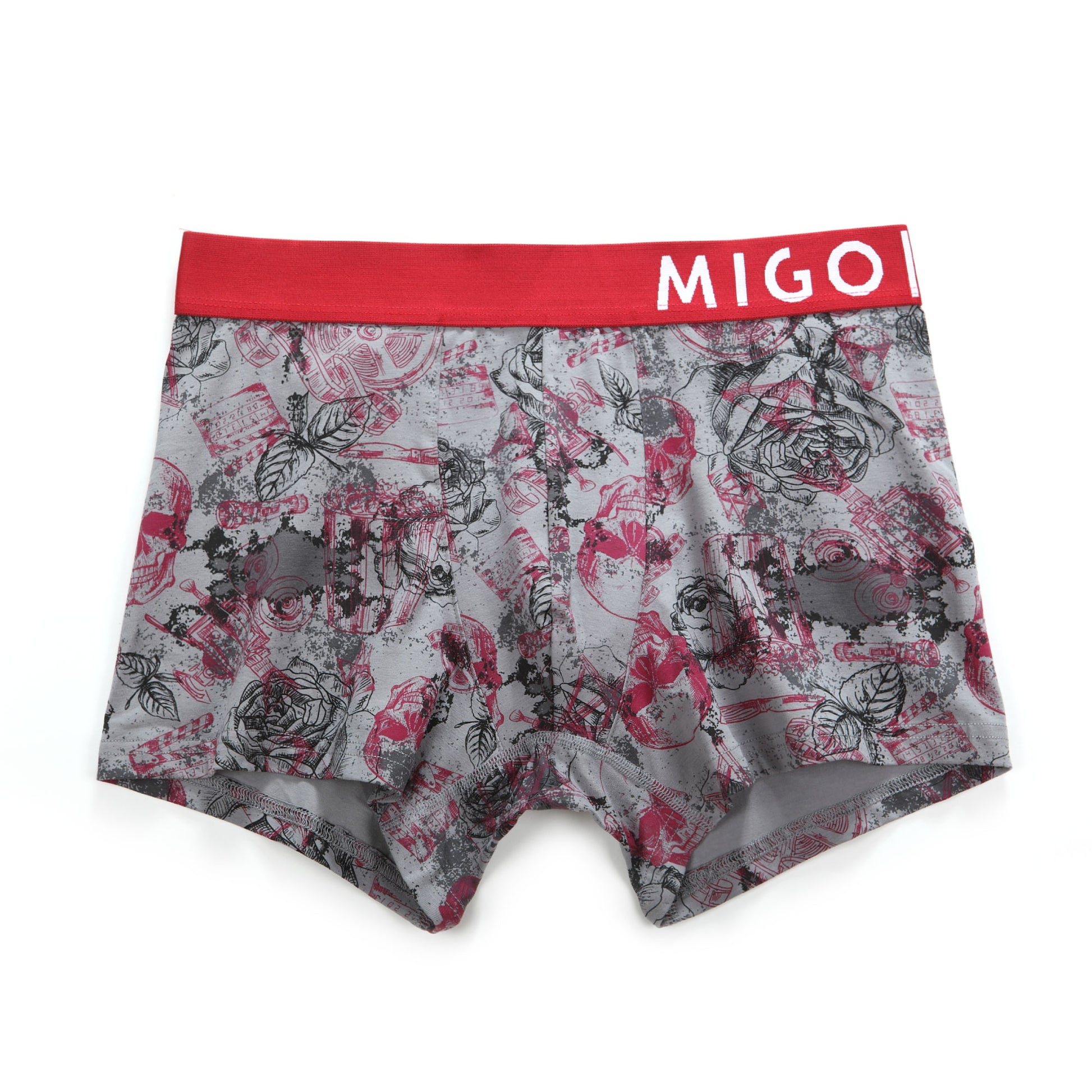 Cotton Pattern Trunk (Horror Grey) - [MIGO Menswear]