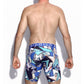Scene Micro Fibre Pattern Athlete Boxer Brief - Blue - [MIGO] - [Hong Kong Brand] - [Menswear] - [本地品牌] - [男裝] - [運動服] - [casual wear] 
