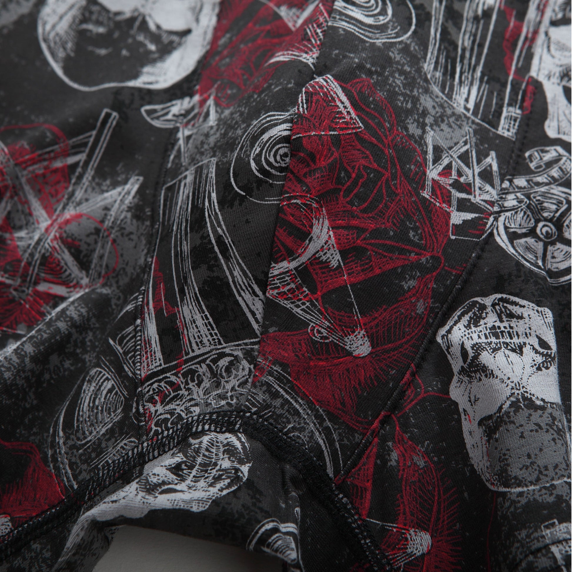 Cotton Pattern Trunk (Horror Black) - [MIGO Menswear]