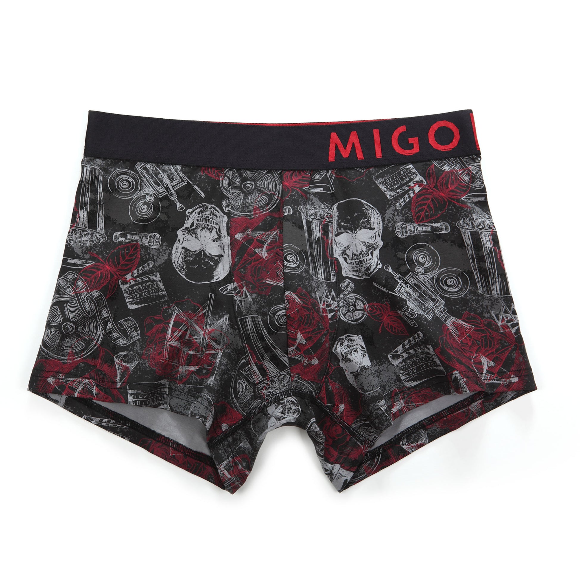 Cotton Pattern Trunk (Horror Black) - [MIGO Menswear]