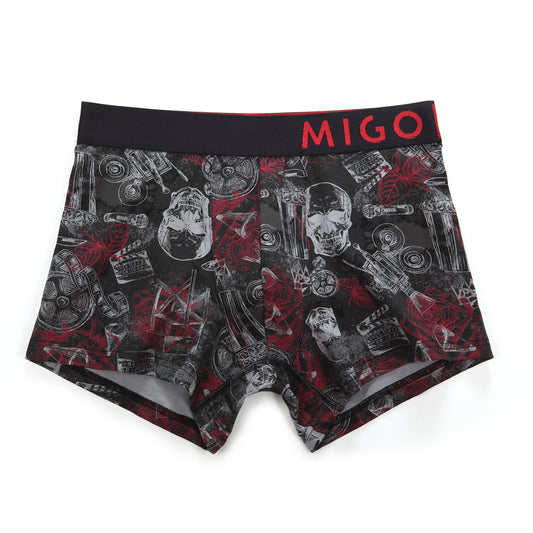 Cotton Pattern Trunk (Horror Black) - [MIGO Menswear]
