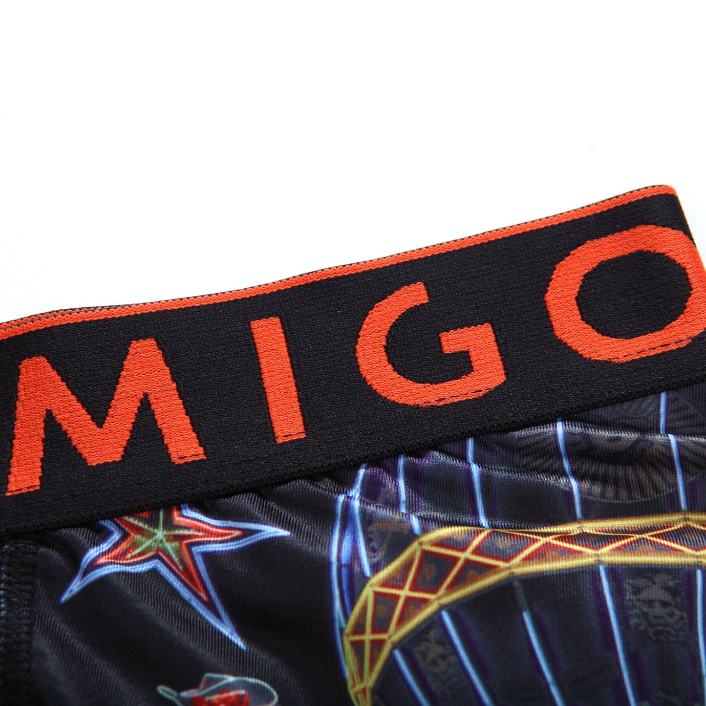 Micro Fibre Pattern Athlete Boxer Brief (Lightbox Black) - [MIGO Menswear]