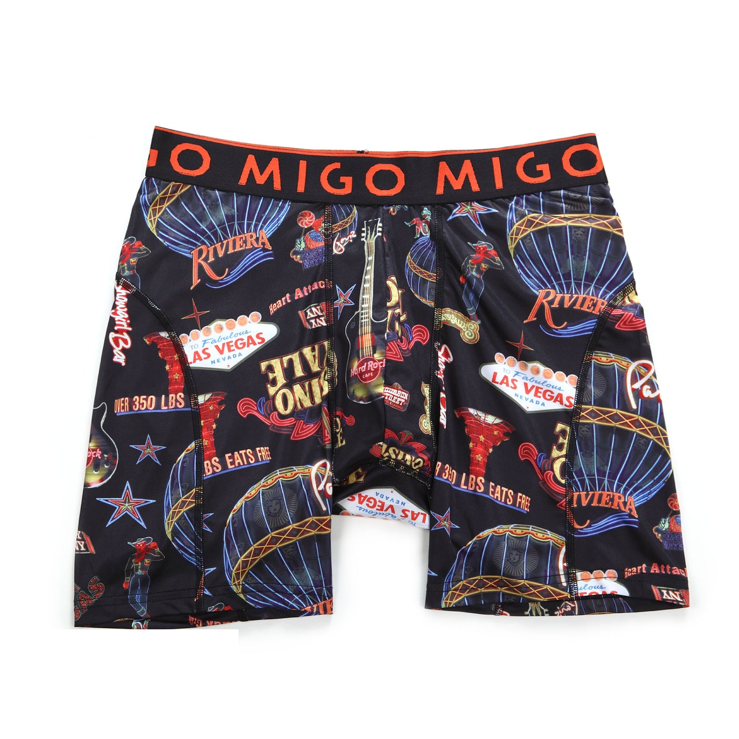 Micro Fibre Pattern Athlete Boxer Brief (Lightbox Black) - [MIGO Menswear]