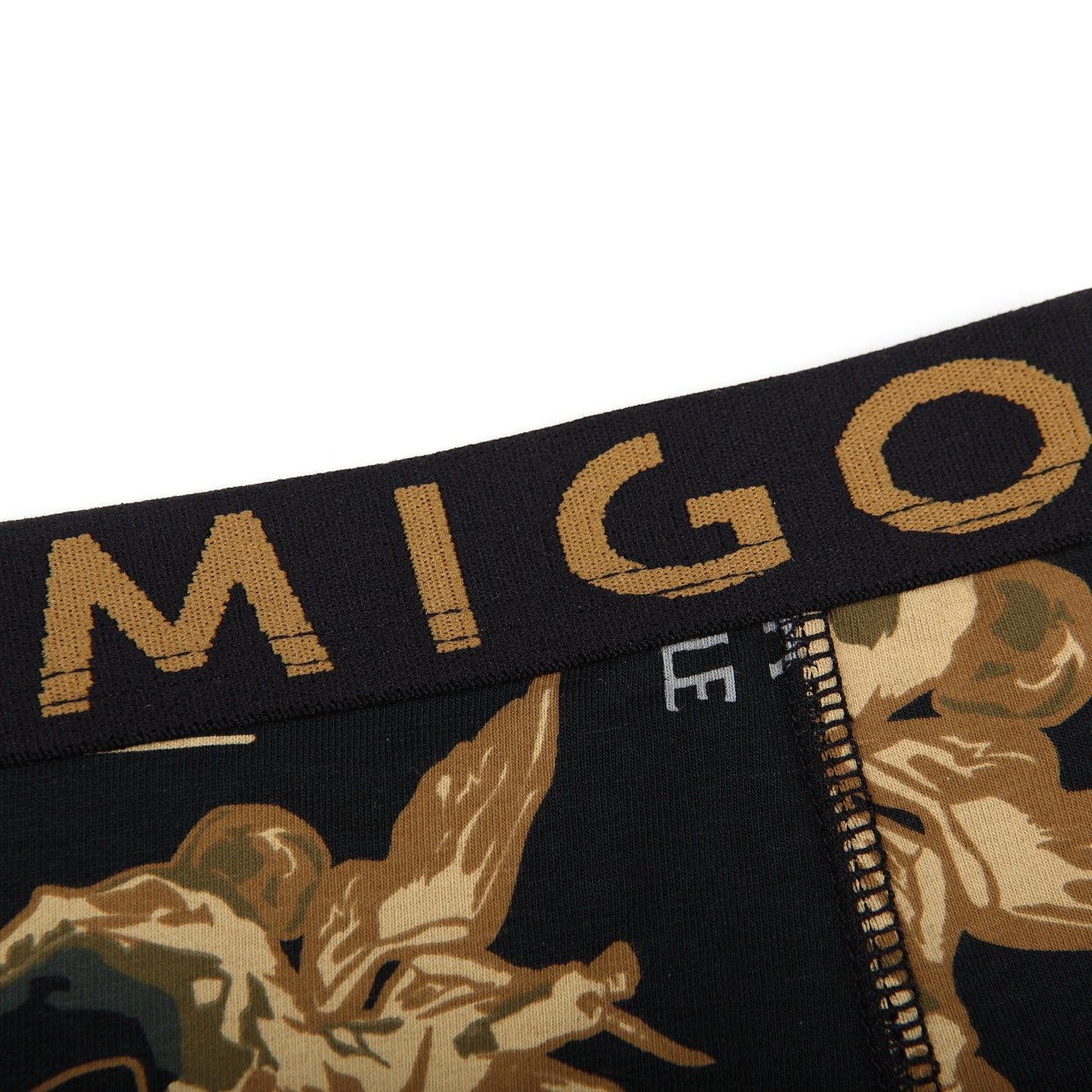 Cotton Pattern Ladies Mini Shorts (Award Black) - [MIGO Menswear]