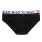 Cotton Two-tone Brief (3 In 1 Pack) - Pk.2 Underwear (Men's) MIGO 