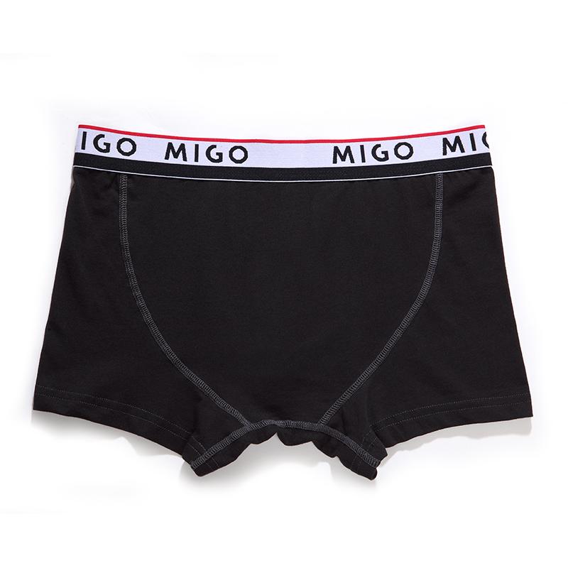 Cotton Two-tone trunk (3 In 1 Pack) | MIGO Underwear (Men's) MIGO 
