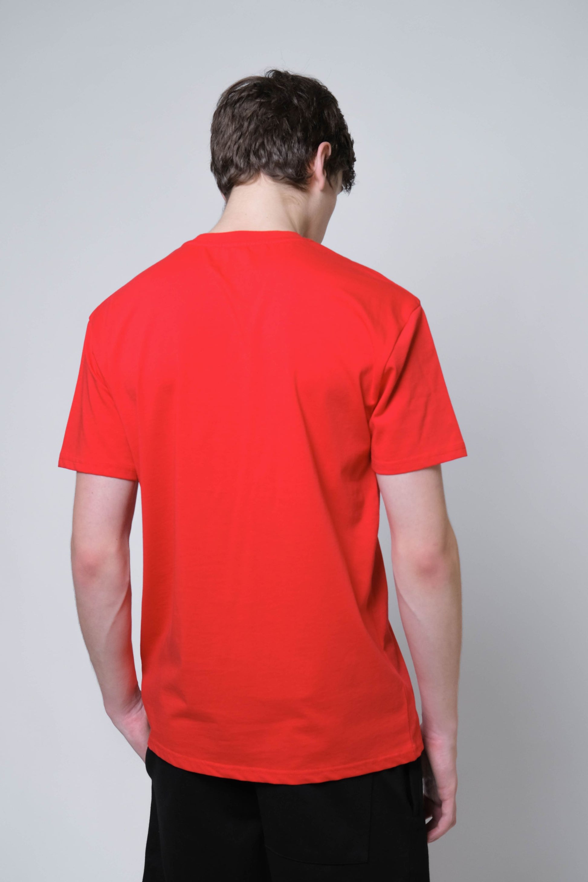 Basic SS Tee 200 (Red) - [MIGO Menswear]